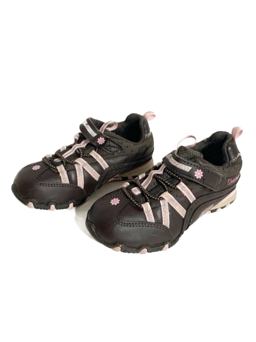 Skechers Bikers Saucy Smooth Leather and Mesh Sneakers Elastic Bungee Closure